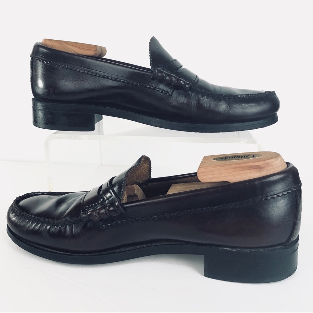 BASS Penny Loafer Casual Dress Burgandy